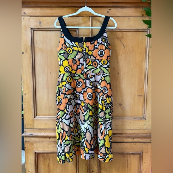 Vintage Jessica Howard Linen blend retro floral dress - Picture 8 of 9